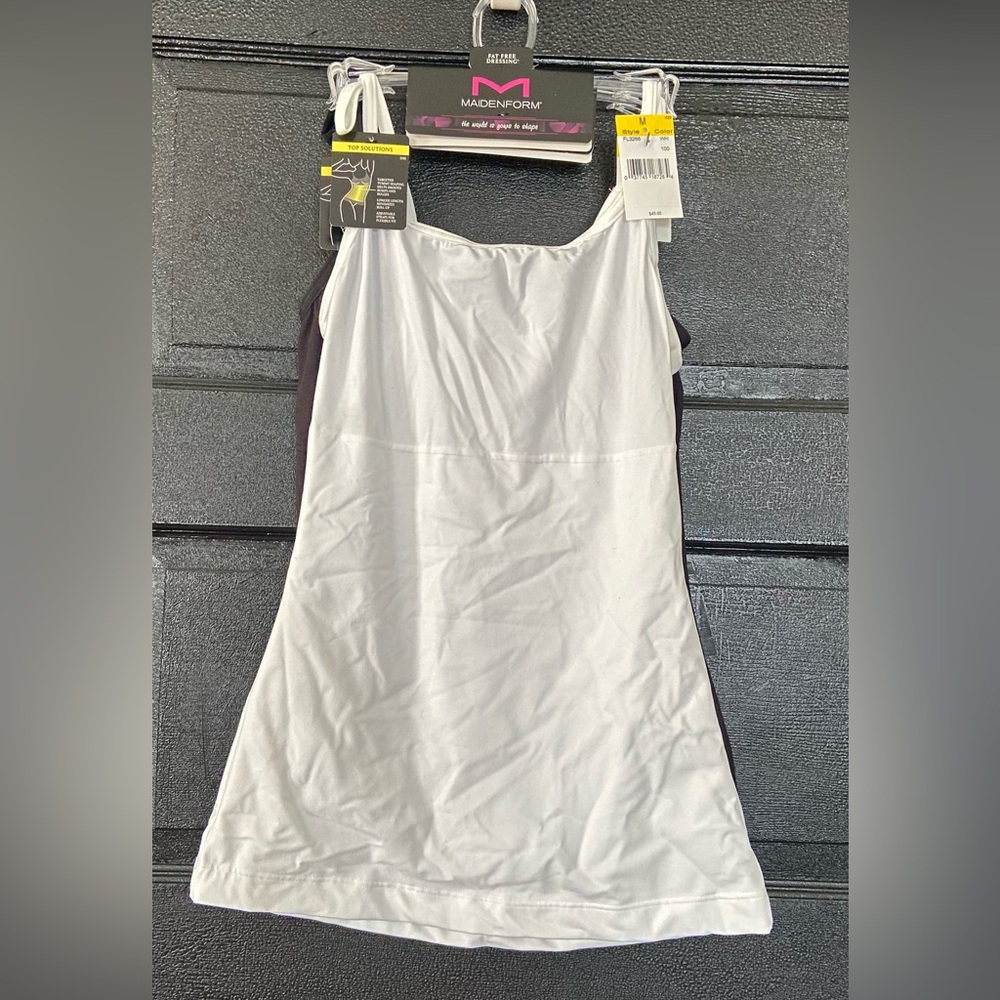 2 Maidenform Top Solutions Shapewear Tanks